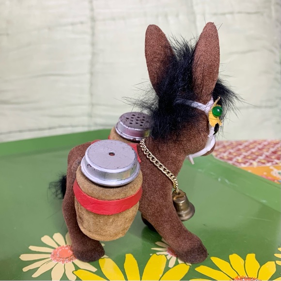 MCM Enesco Flocked Donkey S&P - Picture 3 of 10